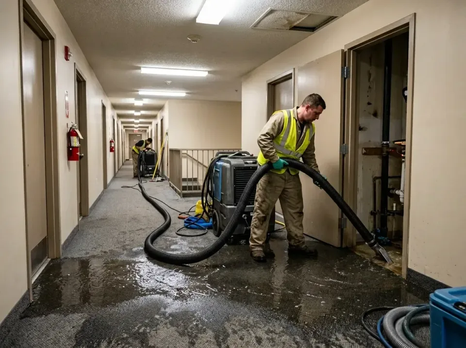 multi-unit-apartment-hallway-f-005 — frequently asked questions, Emergency Burst Pipe Water Extraction & Removal in Andalusi…